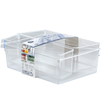 Kit de organizadores de frigorífico CARE + PROTECT de 3 tamaños