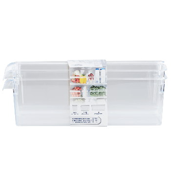 Kit de organizadores de frigorífico CARE + PROTECT de 3 tamaños