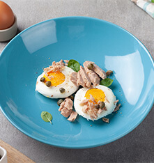 6 pièces Poconnier d'œufs Facile Cuiseur d'oeufs En plastique Poinçon d' oeufs Cuit à micro-ondes Poêle antiadhésive réutilisable avec couvercle  pour la cuisson d'un œuf poché parfait