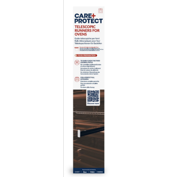 Rails télescopiques à extension totale – convient aux fours ayant une hauteur de panneau de commande de 10 cm