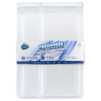 CARE + PROTECT Fridge Organizers Kit of 3 Sizes