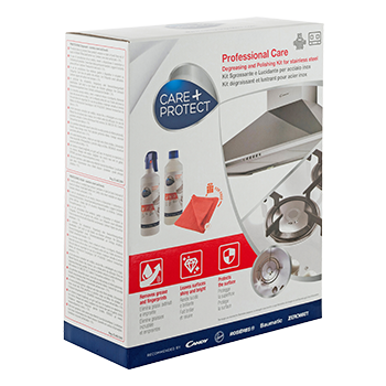 KIT SGRASSANTE E LUCIDANTE PER ACCIAIO INOX